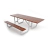 Frog Furnishings Brown 6' ADA Galvanized Frame Table PB 6BROGFPICADA